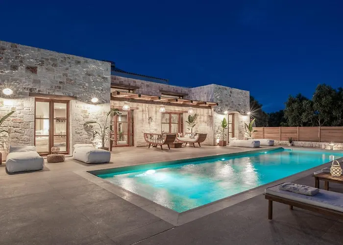 Villa White Stone Hesperia - Poolside Escape Close To Laganas