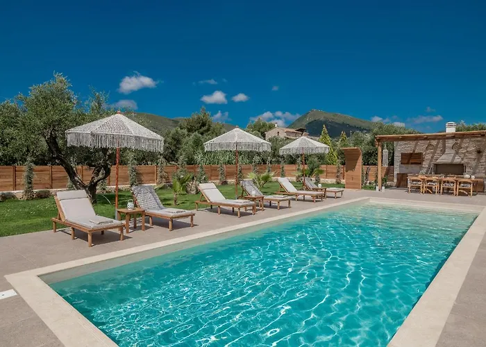 White Stone Hesperia - Poolside Escape Close To Laganas Вилла