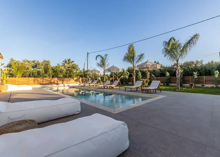 Вилла White Stone Hesperia - Poolside Escape Close To Laganas